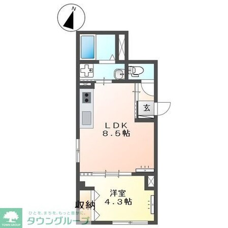 アコード・Kの物件間取画像